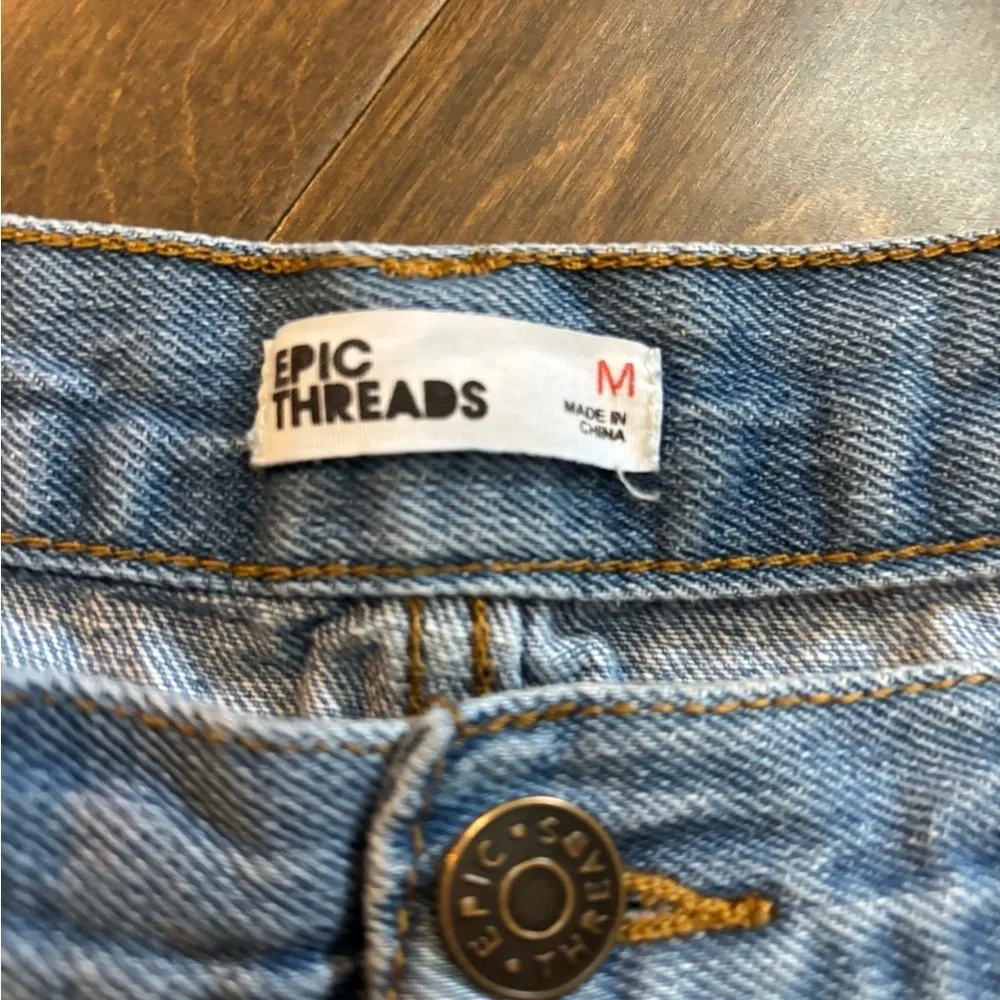 Epic Threads Artistic Blue Jean Shorts